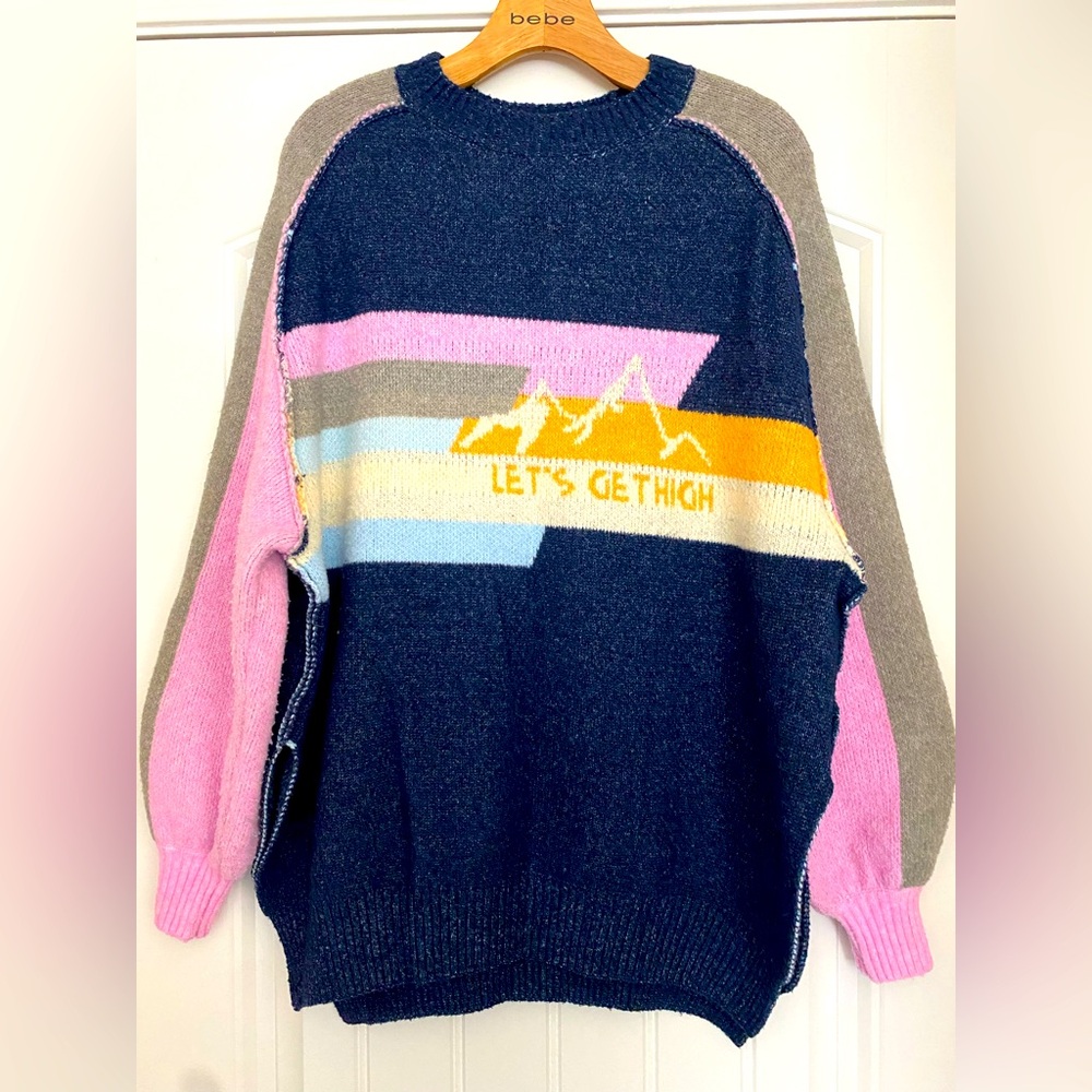 UO BDG MAURA JACQUARD SWEATER 
SMALL